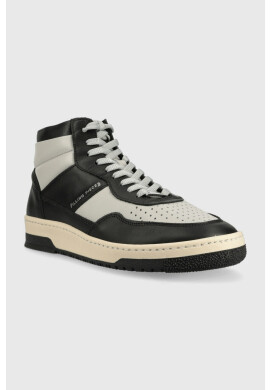 Filling Pieces Кожени маратонки Mid Ace Skyline в сиво - Pepit.bg