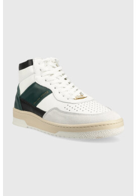 Filling Pieces Кожени маратонки Mid Ace Spin в зелено 55333491926 - Pepit.bg
