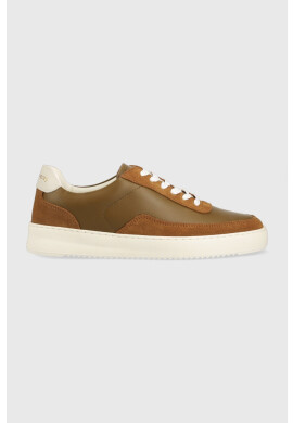 Filling Pieces Кожени маратонки Mondo Mix в кафяво 46725071268 - Pepit.bg