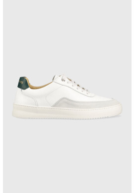 Filling Pieces Кожени маратонки Mondo Squash в бяло 46733331901 - Pepit.bg