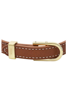 Fossil Кожена гривна дамска - Pepit.bg