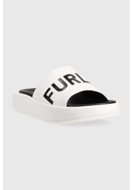 Furla Чехли Real Fusbet в бяло с платформа YE20REA BX0766 P2700 - Pepit.bg
