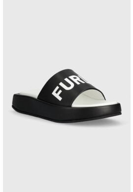 Furla Чехли Real Fusbet в черно с платформа YE20REA BX0766 P1900 - Pepit.bg