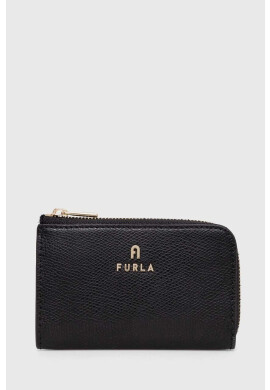 Furla Кожен калъф за ключ Camelia в черно - Pepit.bg