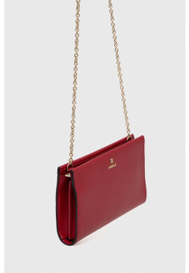 Furla Кожен клъч Camelia в червено - Pepit.bg