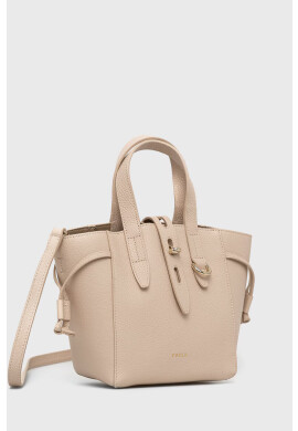 Furla Кожена чанта в розово - Pepit.bg
