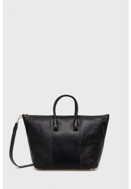 Furla Кожена чанта в черно - Pepit.bg