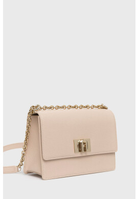 Furla Кожена чанта в розово - Pepit.bg