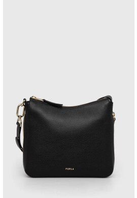 Furla Кожена чанта в черно - Pepit.bg