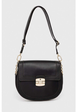 Furla Кожена чанта в черно - Pepit.bg