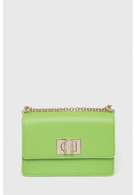 Furla Кожена чанта в зелено - Pepit.bg