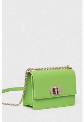 Furla Кожена чанта в зелено - Pepit.bg