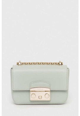 Furla Кожена чанта в зелено - Pepit.bg