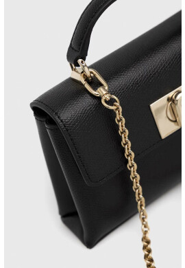 Furla Кожена чанта в черно - Pepit.bg