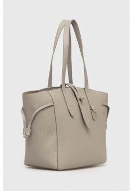 Furla Кожена чанта в сиво - Pepit.bg