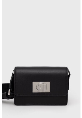 Furla Кожена чанта в черно - Pepit.bg