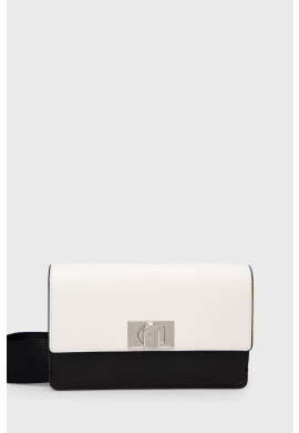 Furla Кожена чанта в бяло - Pepit.bg