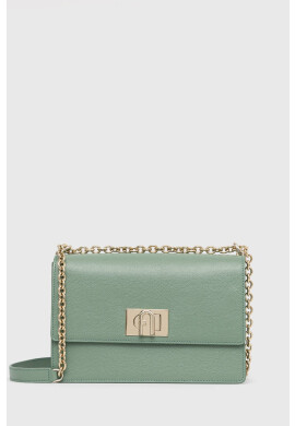 Furla Кожена чанта в лилаво - Pepit.bg