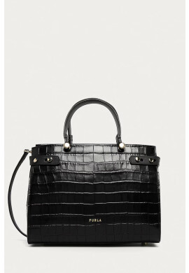 Furla Кожена чанта Lady M - Pepit.bg