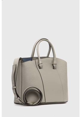 Furla Кожена чанта Miastella в сиво - Pepit.bg