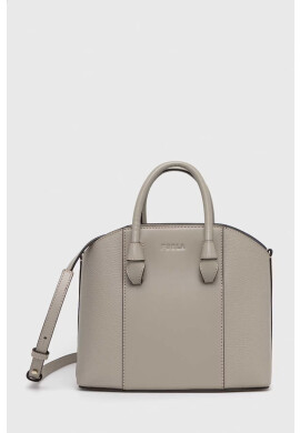 Furla Кожена чанта Miastella в сиво - Pepit.bg