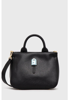 Furla Кожена чанта в черно - Pepit.bg