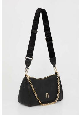 Furla Кожена чанта Primula в черно - Pepit.bg