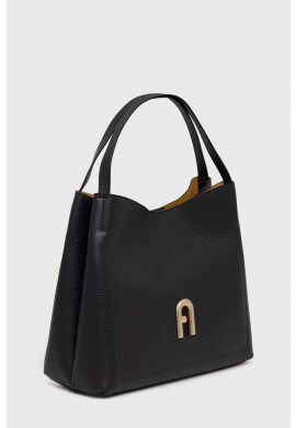 Furla Кожена чанта Primula в черно - Pepit.bg