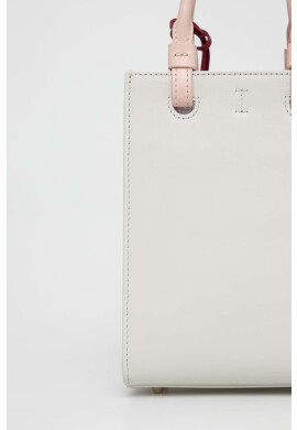 Furla Кожена чанта varsity style в бяло - Pepit.bg