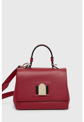 Furla Кожена чанта Vitello в червено - Pepit.bg
