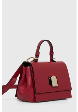 Furla Кожена чанта Vitello в червено - Pepit.bg
