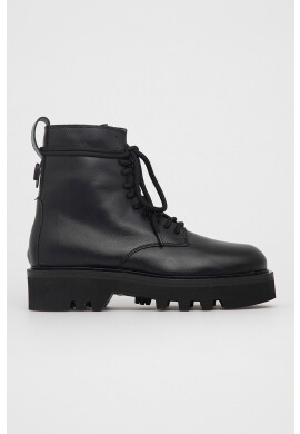 Furla Кубинки Rita Army Boot дамски в черно с равна подметка YE79FRI WU0000 O6000 - Pepit.bg
