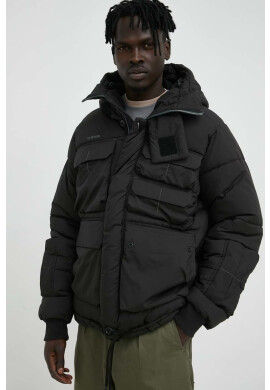G-Star Raw Яке в черно с преходна изолация с уголемена кройка - Pepit.bg