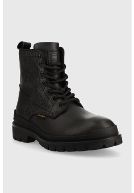 G-Star Raw Кожени боти Blake Hgh в черно с платформа - Pepit.bg