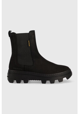 G-Star Raw Кожени боти челси Noxer Chs в черно с платформа - Pepit.bg