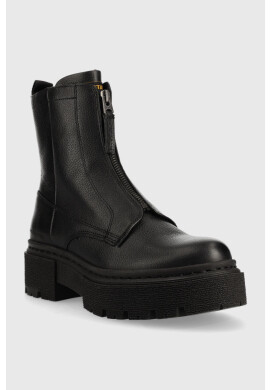 G-Star Raw Кожени боти Kafey Pfm в черно с платформа - Pepit.bg