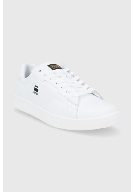 G-Star Raw Кожени обувки в бяло - Pepit.bg