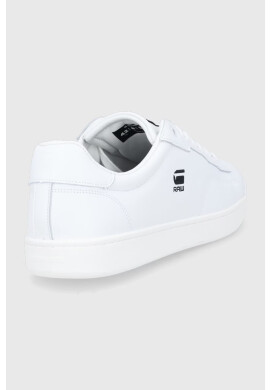 G-Star Raw Кожени обувки в бяло - Pepit.bg