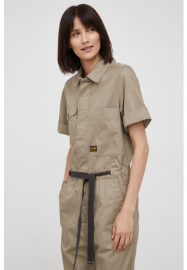 G-Star Raw Памучен гащеризон - Pepit.bg