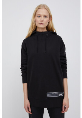 G-Star Raw Памучен суичър дамски в черно с изчистен дизайн - Pepit.bg