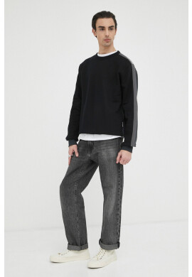 G-Star Raw Памучен суичър в черно с изчистен дизайн - Pepit.bg