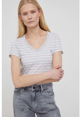 G-Star Raw Памучна тениска в сиво - Pepit.bg