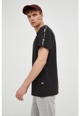 G-Star Raw Памучна тениска в черно - Pepit.bg