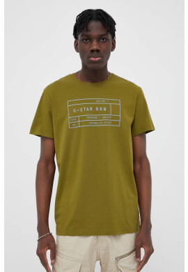 G-Star Raw Памучна тениска (2 броя) с принт - Pepit.bg
