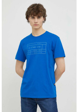 G-Star Raw Памучна тениска (2 броя) с принт - Pepit.bg