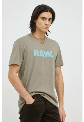 G-Star Raw Памучна тениска в розово - Pepit.bg