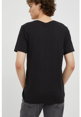 G-Star Raw Памучна тениска в черно с принт - Pepit.bg