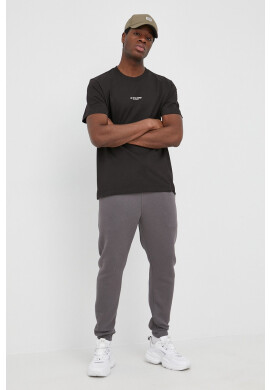 G-Star Raw Памучна тениска в черно с изчистен дизайн - Pepit.bg