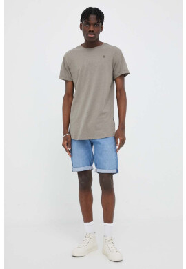 G-Star Raw Памучна тениска с изчистен дизайн - Pepit.bg