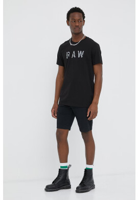 G-Star Raw Памучна тениска в зелено с изчистен дизайн - Pepit.bg